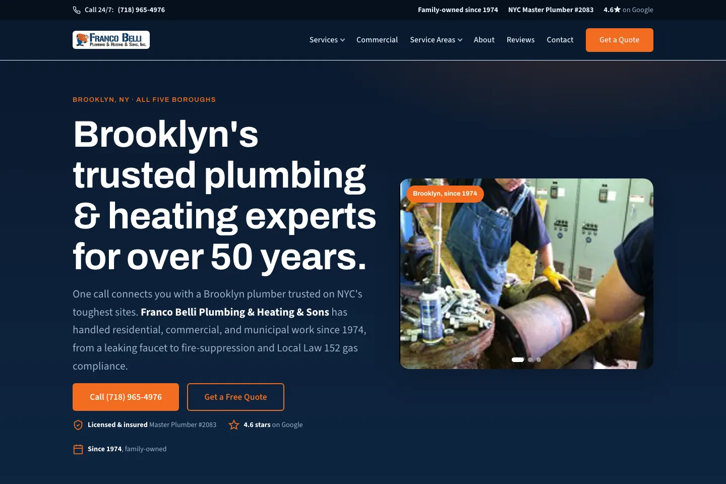 Franco Belli Plumbing & Heating & Sons