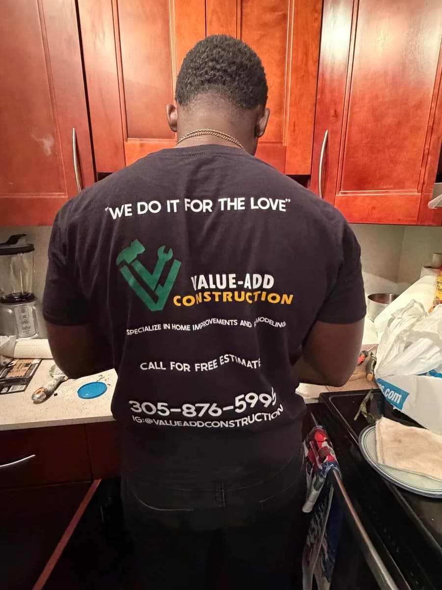 O'meil on a job. “We do it for the love.”